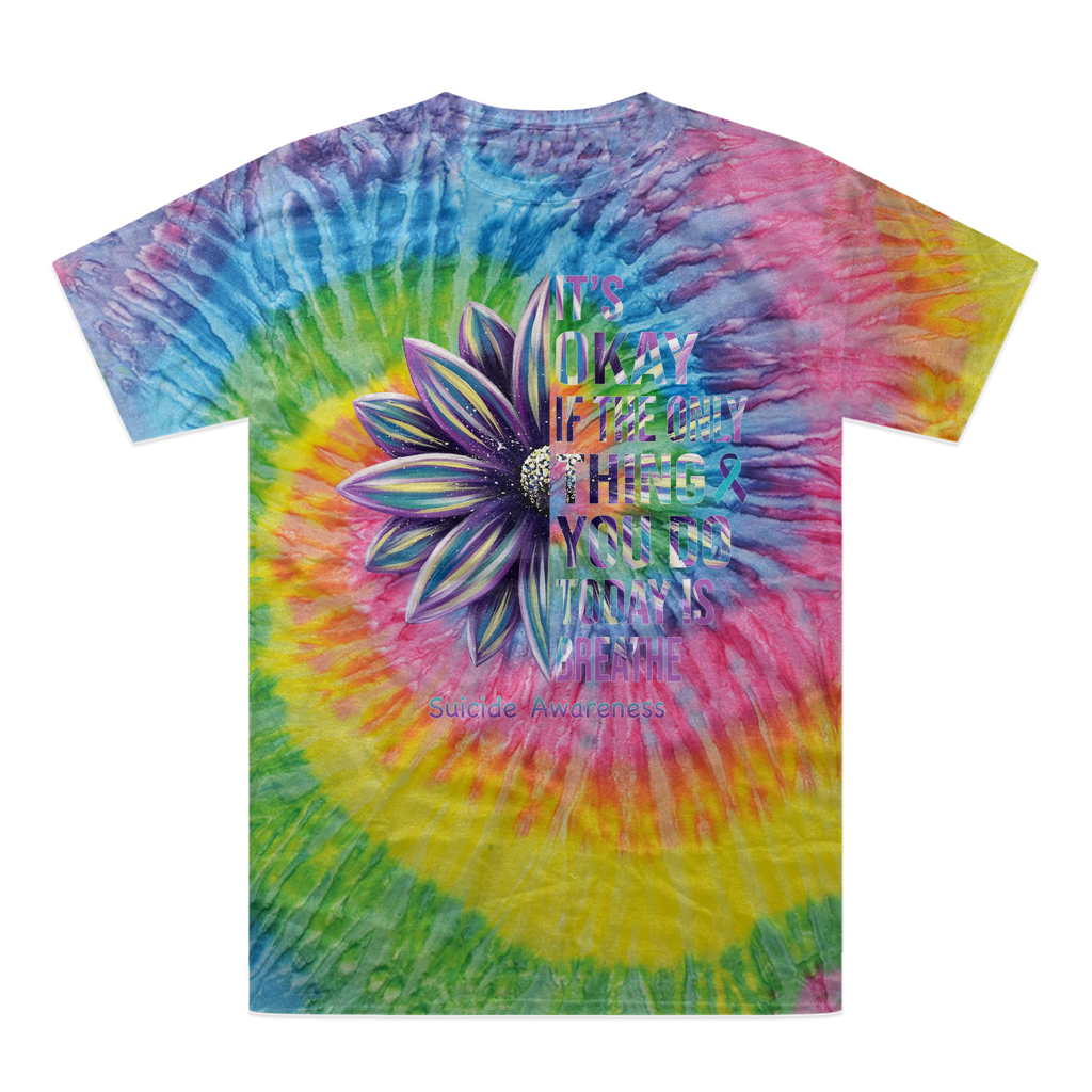 Today Just Breathe Tie-Dye T-Shirt