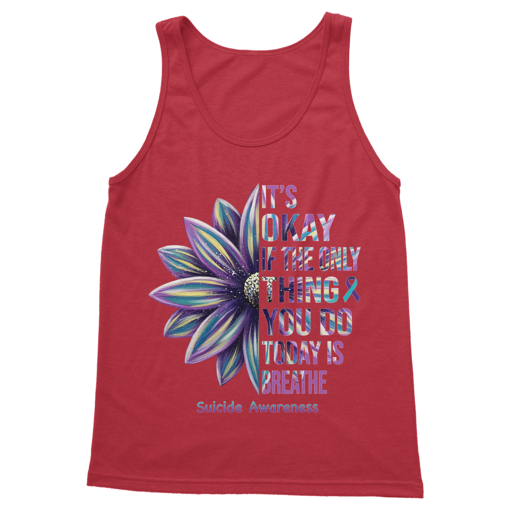 Today Just Breathe Classic Women's Tank Top